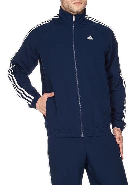 adidas anzug herren baumwolle blau|Adidas baumwolle trainersanzüge.